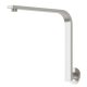 VIVID SLIMLINE HIGH-RISE SHOWER ARM ROUND PLATE VS6000-40 BRUSHED NICKEL