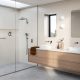 GLOSS MKII SWITCHMIX SHOWER/WALL MIXER 135-2800-31 BRUSHED CARBON