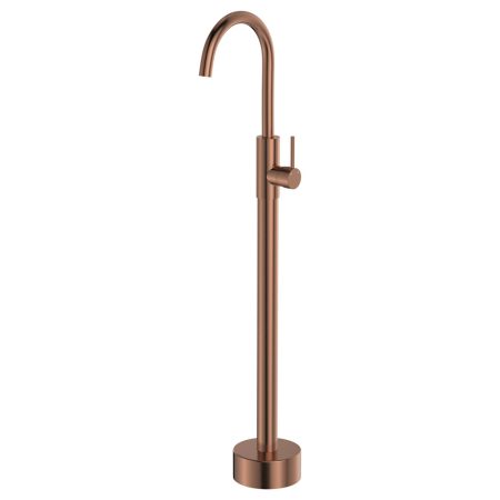 CALI FLOOR MOUNTED MIXER 213112CO BRUSHED COPPER