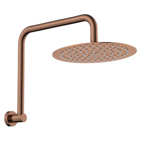 CALI GOOSENECK SHOWER ARM SET 411125CO-A BRUSHED COPPER