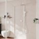 CALI TWIN RAIL SHOWER 455109MW MATTE WHITE