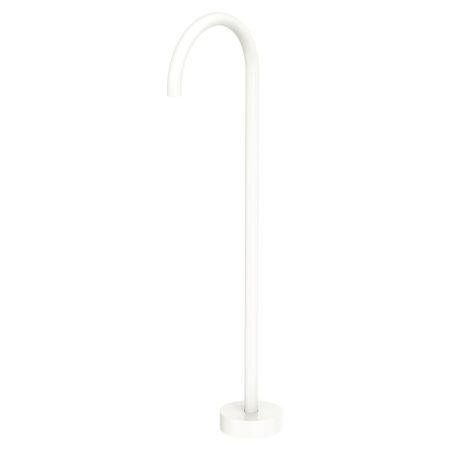 CALI GOOSENECK FLOOR MOUNTED BATH OUTLET SP8016MW MATTE WHITE