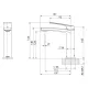 MEKKO BASIN MIXER 115-7700-31-1 BRUSHED CARBON