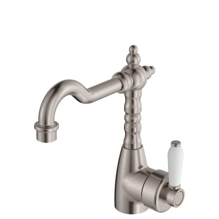 ELEANOR SHEPHERDS CROOK BASIN MIXER 202103BN BRUSHED NICKEL