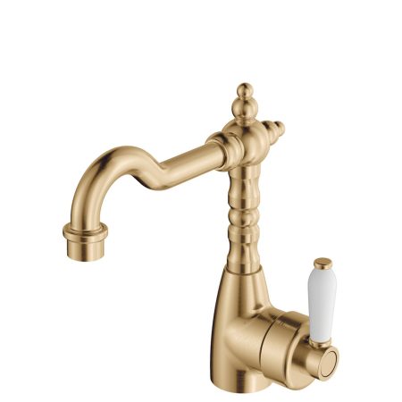 ELEANOR SHEPHERDS CROOK BASIN MIXER 202103UB URBAN BRASS