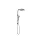 VITRA SQUARE TWIN SHOWER SET NR301505CGM GUNMETAL GREY