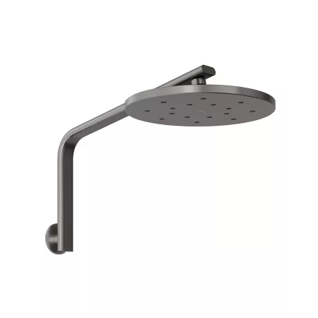 OXLEY HI-RISE SHOWER ARM AND 250MM ROSE 610-5300-31 BRUSHED CARBON