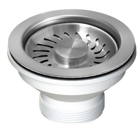 BASKET WASTE WITH LONG SCREW 90X50MM 90BW-BN BRUSHED NICKEL