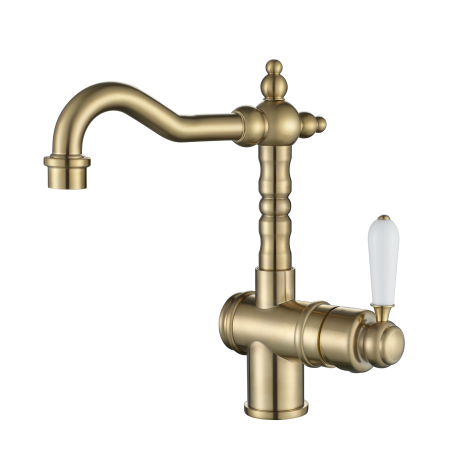 BORDEAUX BASIN MIXER BOR002BM BRUSHED GOLD