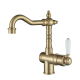 BORDEAUX BASIN MIXER BOR002BM BRUSHED GOLD