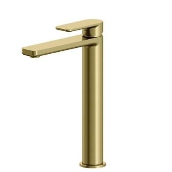 KIBO TALL BASIN MIXER KB014110.BB BRUSHED BRASS