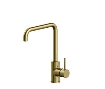 AXUS PIN LEVER SINK MIXER WITH SQUARE ARCH AX16700.BB BRUSHED BRASS