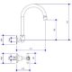 WHITEHALL WALL SINK SET 7242 CHROME
