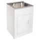 FREESTANDING LAUNDRY TROUGH WITH 45lt SINK YH236B STAINLESS STEEL