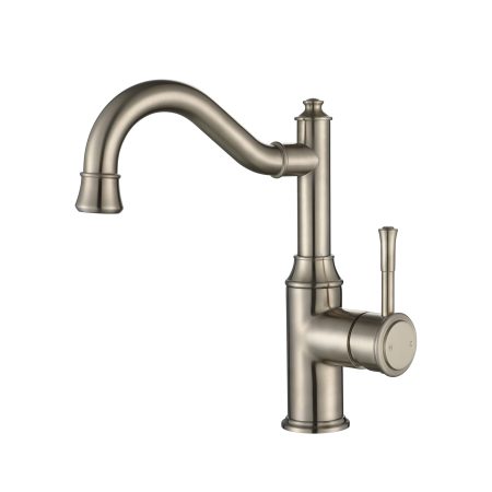 MONTPELLIER SHEPHERDS CROOK BASIN MIXER MON002-1BN BRUSHED NICKEL