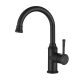 MONTPELLIER GOOSENECK BASIN MIXER MON002BK MATTE BLACK