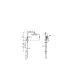 VITRA SQUARE TWIN SHOWER SET NR301505CBG BRUSHED GOLD