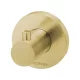 RADII ROUND PLATE ROBE HOOK RA897-12 BRUSHED GOLD