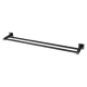 RADII SQUARE DOUBLE TOWEL RAIL 800MM RS812 MB MATTE BLACK