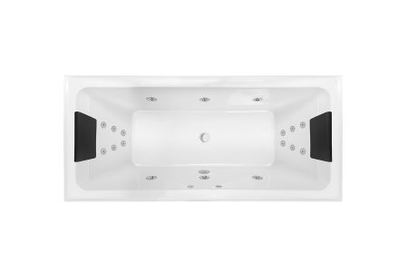 SAN DIEGO 1790 DOLCE VITA SPA BATH – REMOTE KEY – 18 JET (PUMP LOCATION TBC) SD1790DVSPAWC GLOSS WHITE