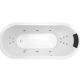 UNO 1700 DOLCE VITA SPA BATH – REMOTE KEY – 18 JET (PUMP LOCATION TBC) UN1700DVSPAWC GLOSS WHITE