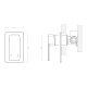 ENEO WALL MIXER *EXT PART* EN013300.MB MATTE BLACK