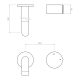 VENN PROGRESSIVE WALL MOUNTED SET WITH 150MM SPOUT *EXT PART* (REQUIRES ARB4120) VE012230 CHROME