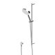 ZUCCHETTI HAND SHOWER AND SLIDE RAIL SET Z93062 CHROME