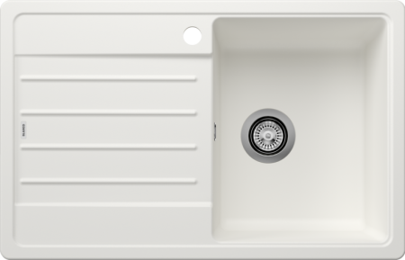 LEGRA SINGLE BOWL TOPMOUNT SINK WITH DRAINER (RHB) 528056 WHITE