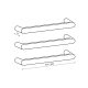 ASPEN 650MM HEATED TOWEL RAIL ASPEN-650 POLISHED CHROME