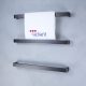 VAIL 650MM HEATED TOWEL SINGLE RAIL GMG-VAIL-650 GUNMETAL GREY