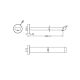 VITRA BATH OUTLET 240MM MATTE BLACK NR321503BMB