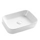 ABOVE COUNTER BASIN RECTANGULAR BA710 GLOSS WHITE