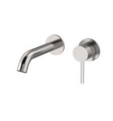 AXUS PIN WALL MOUNTED SET ON SEPARATE BACK PLATES AX16235.SN+ARB0120 BRUSHED NICKEL