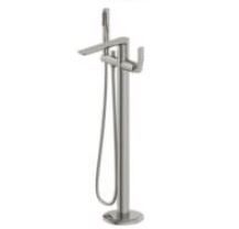 SYNERGII FREESTANDING BATH MIXER WITH HANDSHOWER SY01245.SN BRUSHED NICKEL