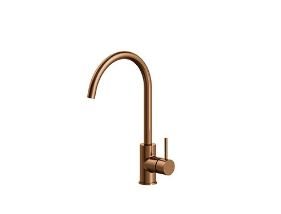 AXUS PIN ARCH SPOUT SINK MIXER AX16720.RG1 BRUSHED ROSE GOLD