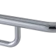 STRAIGHT GRAB RAIL 300MM WITH TOILET ROLL HOLDER HS 300 PS POLISH SUPREME
