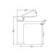 CELIA BASIN MIXER BUILDERS RANGE NR301502MB MATTE BLACK