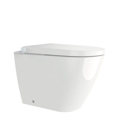 NEION WALL FACED INTELLIGENT TOILET W/ REMOTE AND ARCISAN CONCEALED CISTERN NE041005 WHITE