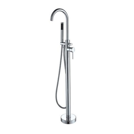 AXUS PIN LEVER FREESTANDING BATH MIXER WITH HANDSHOWER *EXT PART* AX16450 CHROME