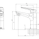 ARLO BASIN MIXER 151-7704-00-1 CHROME