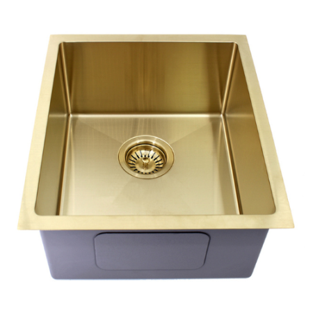 SINGLE BOWL SINK M-S201LG BRUSHED GOLD