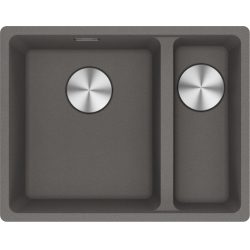 MARIS 1 & 1/2 BOWL TOPMOUNT SINK (SINK ONLY) MRG 660/34-15 SBR SG STONE GREY