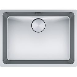 MYTHOS SINGLE BOWL UNDERMOUNT SINK (INCLUDING ACCESSORIES) MYX110-55FPC STAINLESS STEEL