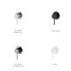 AXUS PIN LEVER WALL MIXER *EXT PART* (REQUIRES ARB0130) AX16300.GM BRUSHED GUNMETAL GREY