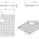 CHESTER SINK GRID RIGHT HAND SIDE 4A40311 STAINLESS STEEL