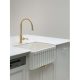 NOVI 600X460MM SINGLE BOWL FIRECLAY BUTLERS SINK NO60FS GLOSS WHITE