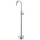 ELEANORE FLOOR MOUNTED BATH FILLER 202112-LF CHROME/WHITE