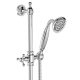 LILLIAN SHOWER RAIL AND WALL TOP ASSEMBLIES KIT 336103 CHROME