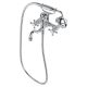 LILLIAN EXPOSED BATH SET WITH HANDSHOWER 336105 CHROME